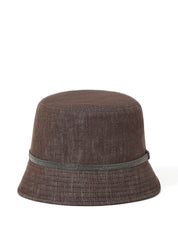 Brunello Cucinelli Hats Brown cotton bucket hat