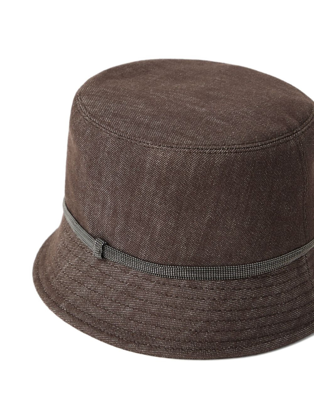 Brunello Cucinelli Hats Brown cotton bucket hat
