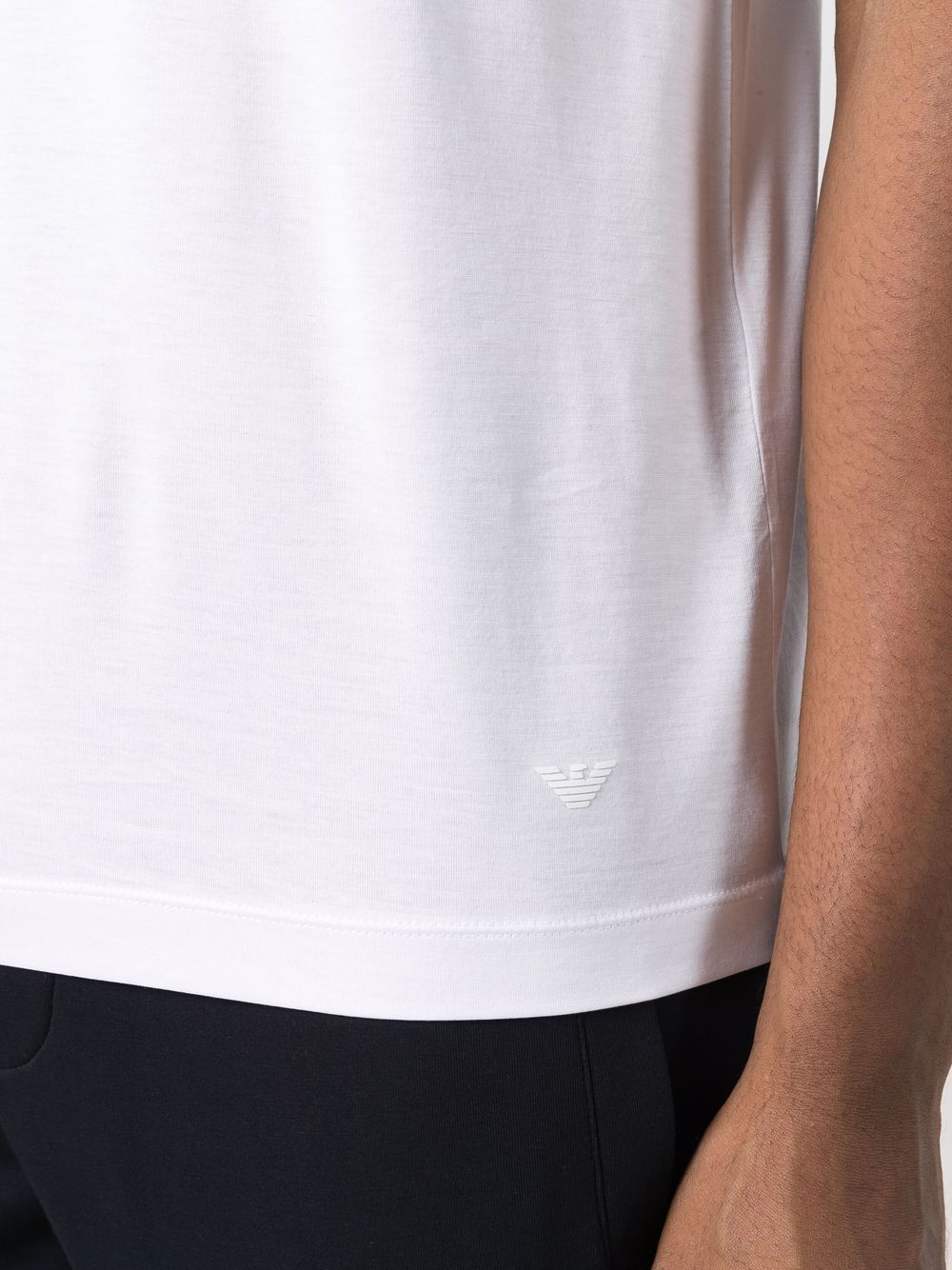 Emporio Armani T-shirts and Polos White cotton blend