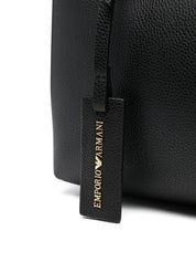 Emporio Armani Bags.. Black faux leather shopping bag