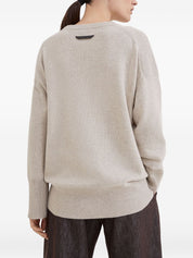 Brunello Cucinelli Cashmere Sweater — Beige Crewneck
