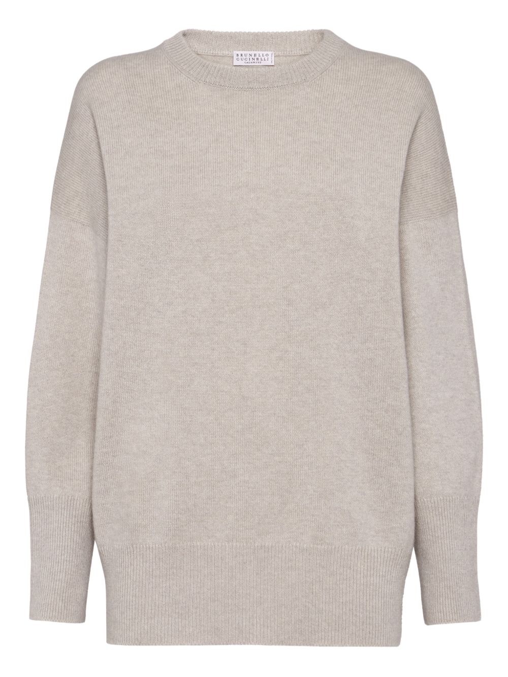 Brunello Cucinelli Cashmere Sweater — Beige Crewneck