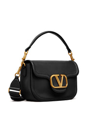 Bolsos Valentino Garavani.. Bolso de hombro de piel negra