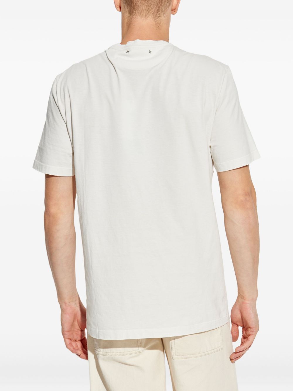 Golden Goose T-shirts and Polos White silk blend