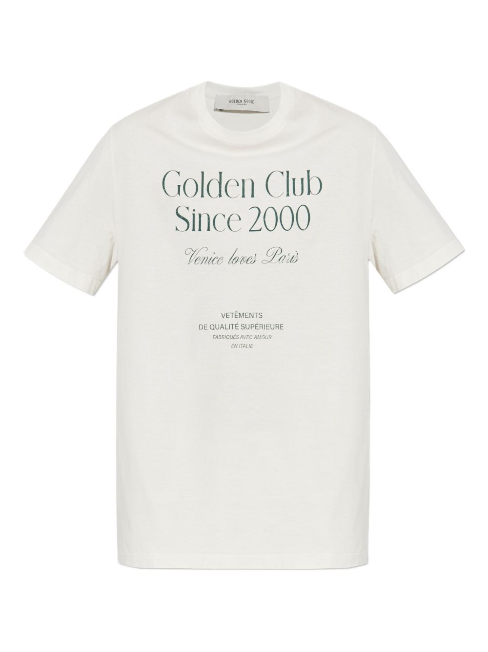 Golden Goose T-shirts and Polos White silk blend