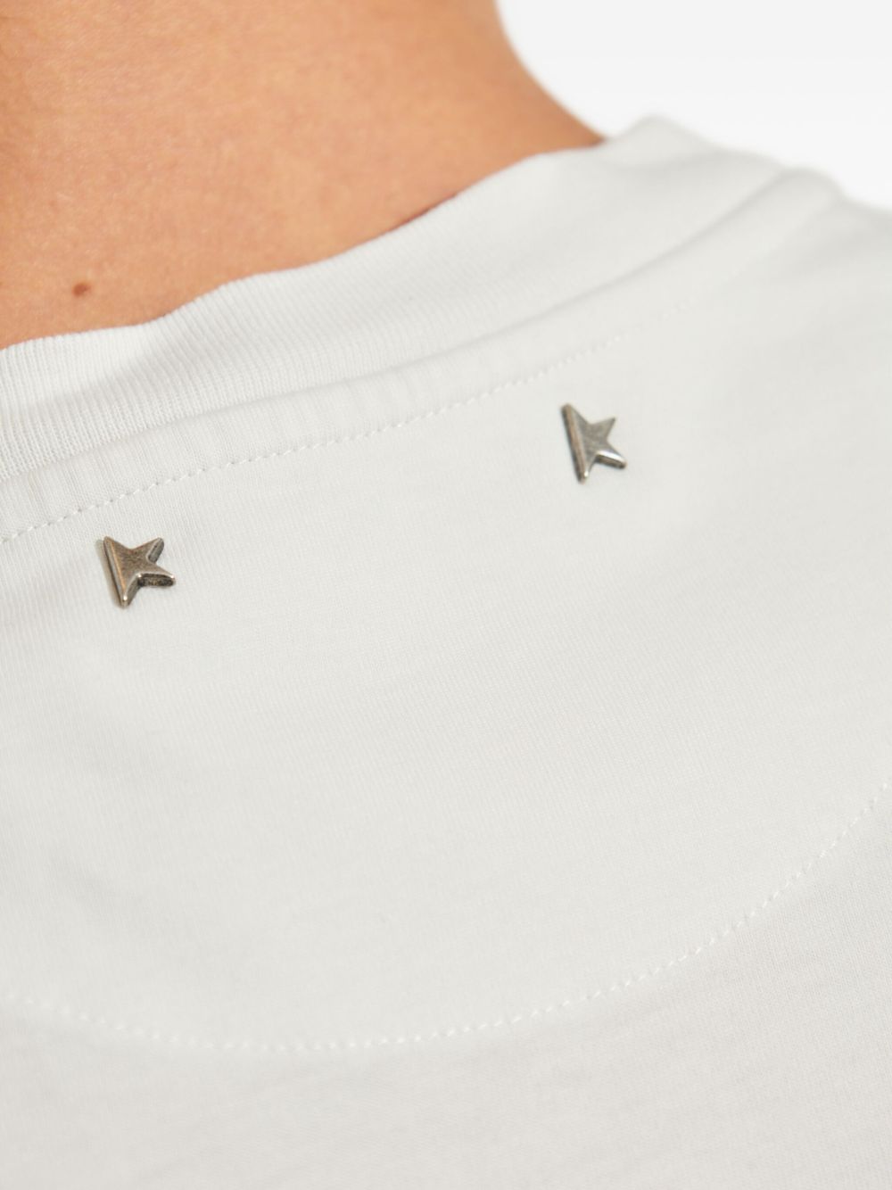 Golden Goose T-shirts and Polos White silk blend