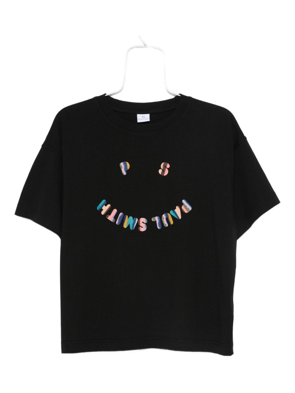 PS By Paul Smith Black Cotton T‑Shirt — Women's Topwear