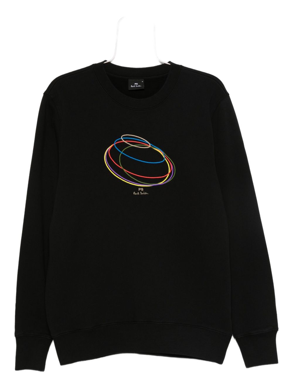 PS By Paul Smith Sweaters Black — Regular-Fit Cotton Sweatshirt