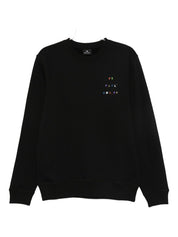 PS By Paul Smith Black Logo Cotton Sweatshirt