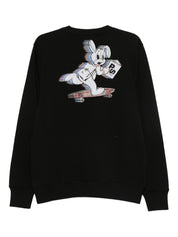 PS By Paul Smith Sweaters Black — Regular-Fit Cotton Sweatshirt