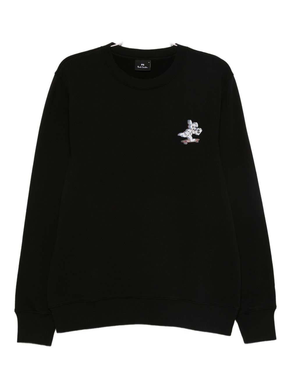 PS By Paul Smith Sweaters Black — Regular-Fit Cotton Sweatshirt