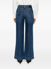 Seven Jeans Bleu taille haute court