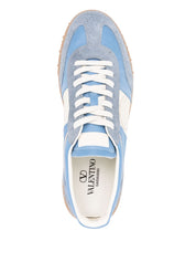 Valentino Garavani Sneakers Clear Blue leather