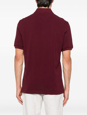 Brunello Cucinelli T-shirts and Polos Red cotton polo