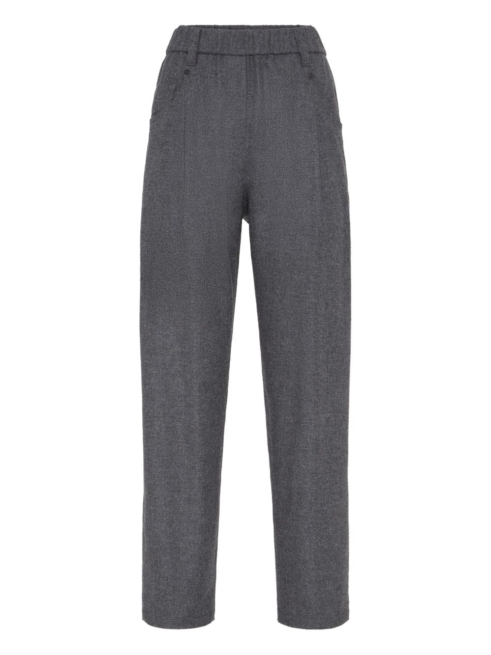 Brunello Cucinelli Grey Wool Trousers