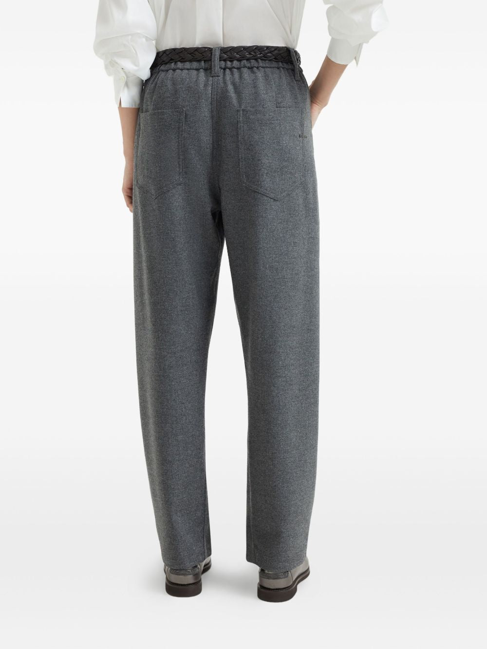 Brunello Cucinelli Grey Wool Trousers