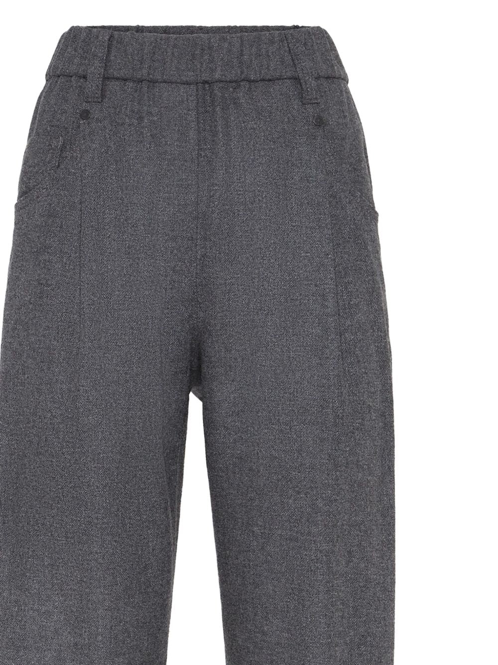 Brunello Cucinelli Grey Wool Trousers