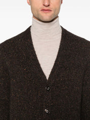 Brunello Cucinelli Brown Wool V-neck Sweater