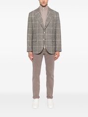 Brunello Cucinelli Sweaters Beige — Cashmere Zip Cardigan