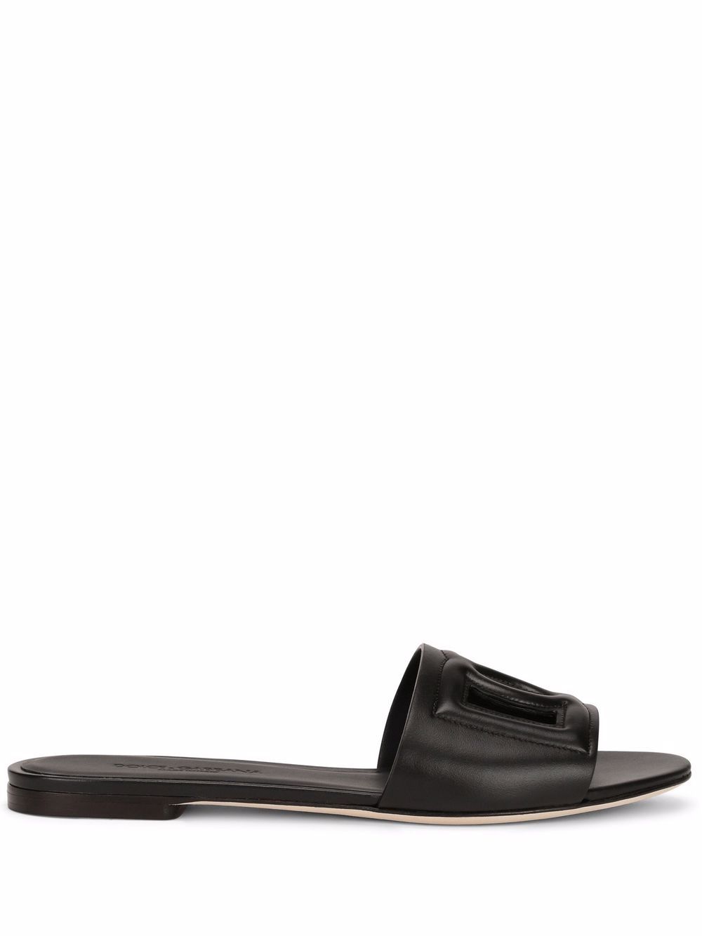 Dolce & Gabbana Sandals Black calf leather
