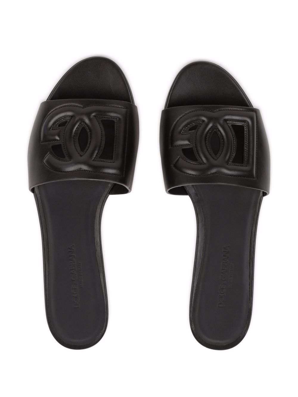 Dolce & Gabbana Sandals Black calf leather