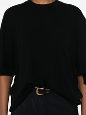 Black Cashmere-Wool Top — Fabiana Filippi