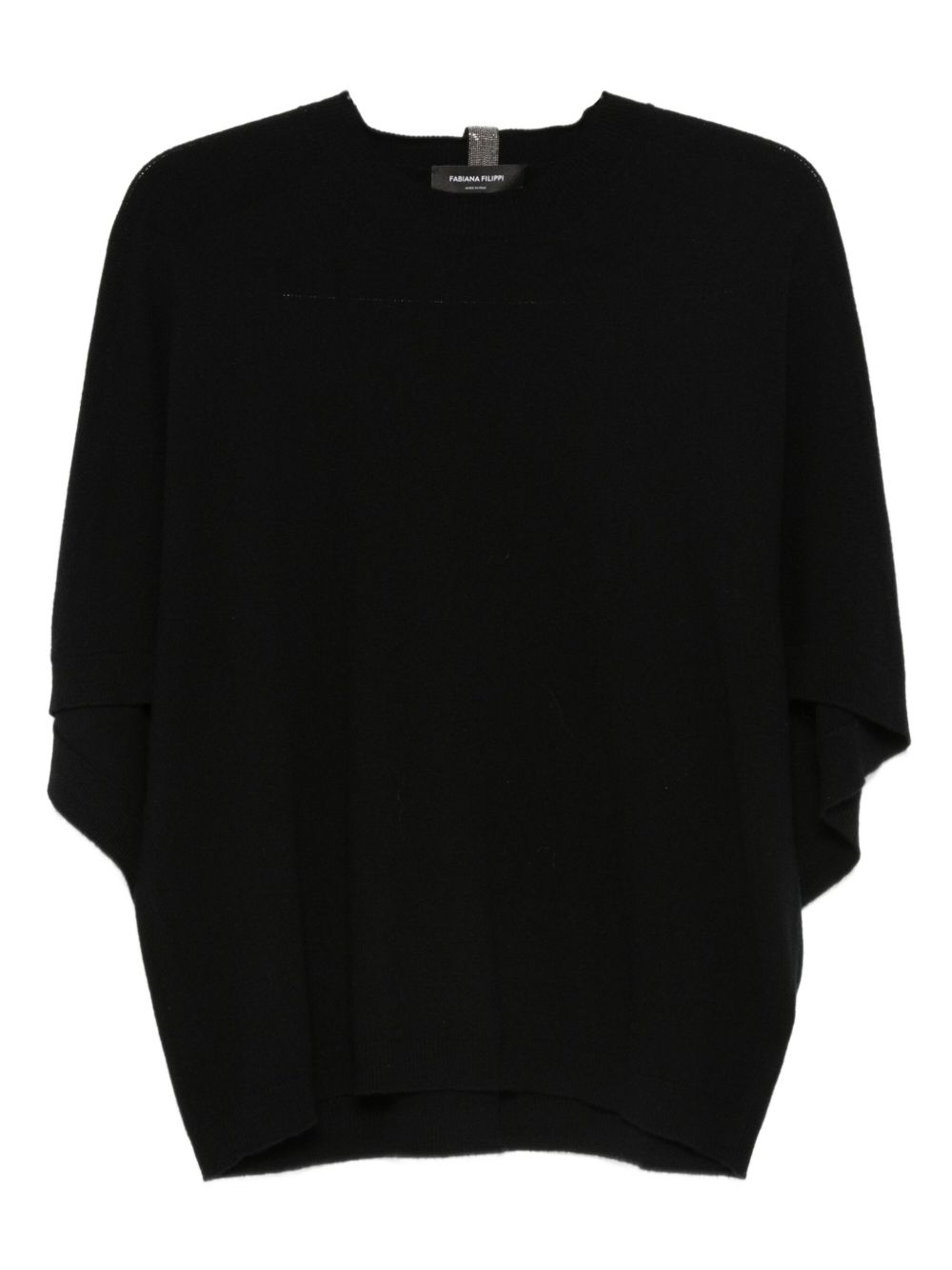 Black Cashmere-Wool Top — Fabiana Filippi