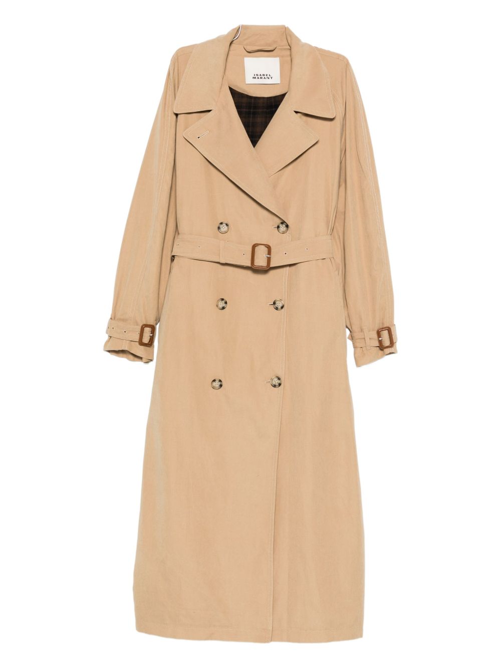 Isabel Marant beige belted trench coat