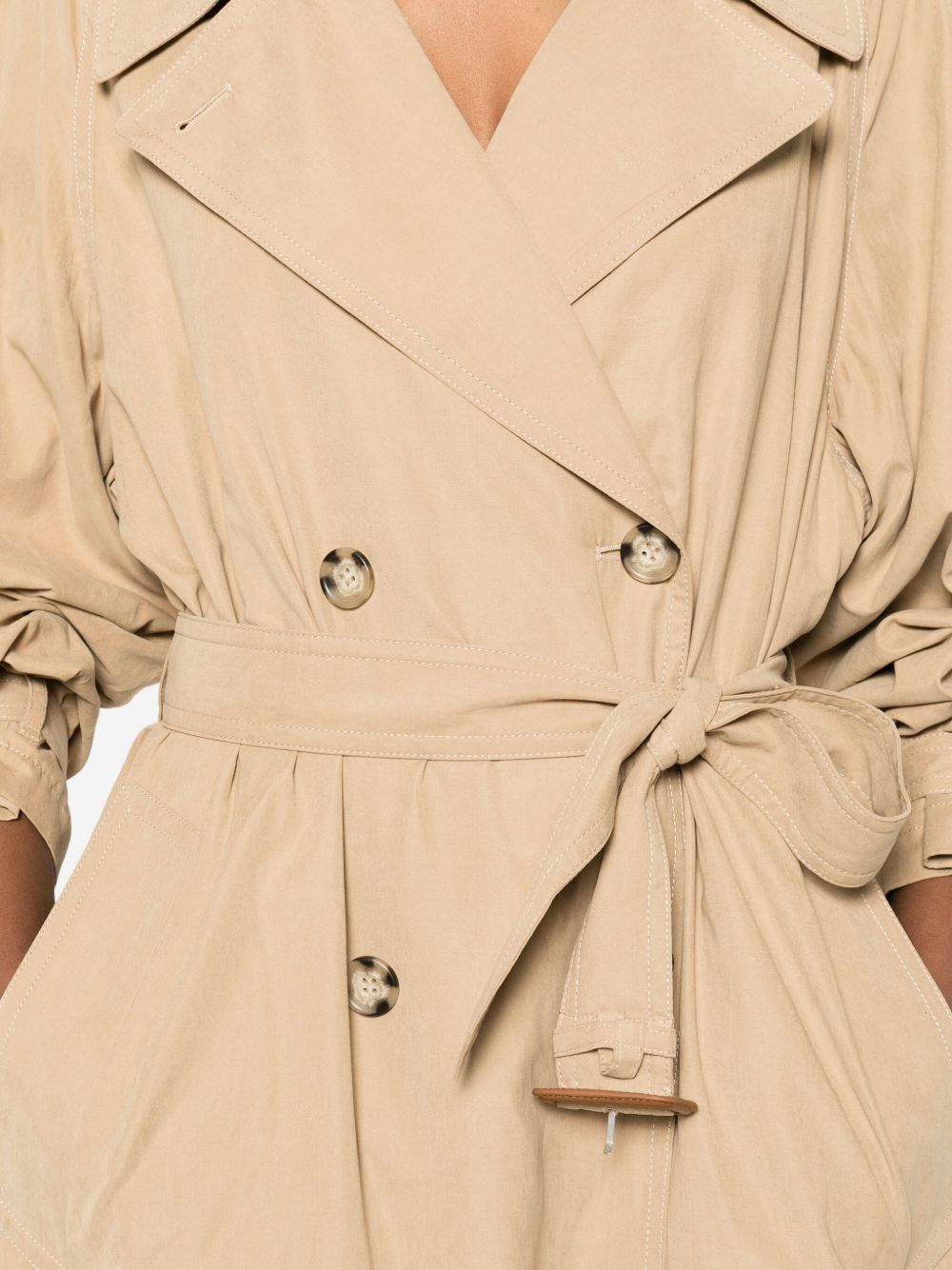 Isabel Marant beige belted trench coat