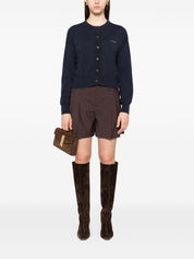 Suéteres Brunello Cucinelli Cárdigan de cachemira azul