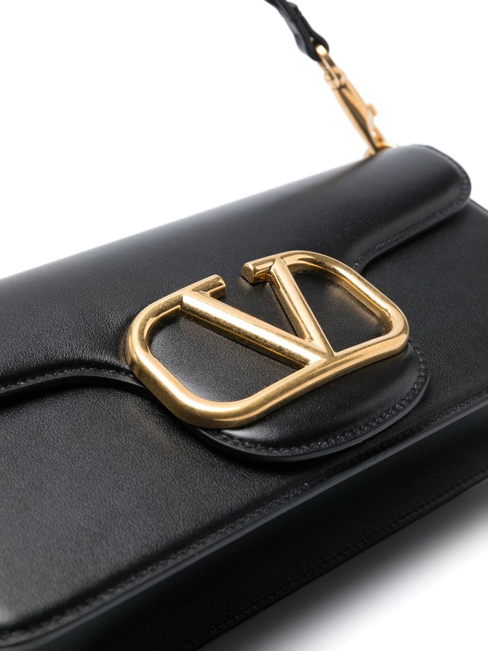 Bolsos Valentino Garavani.. Bolso de hombro de piel negra
