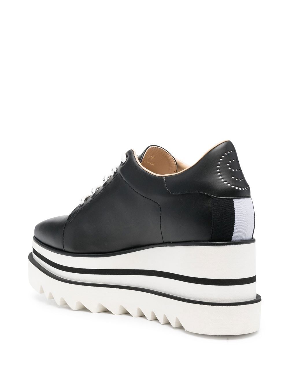Stella McCartney Sneakers Black with Wedge Heel