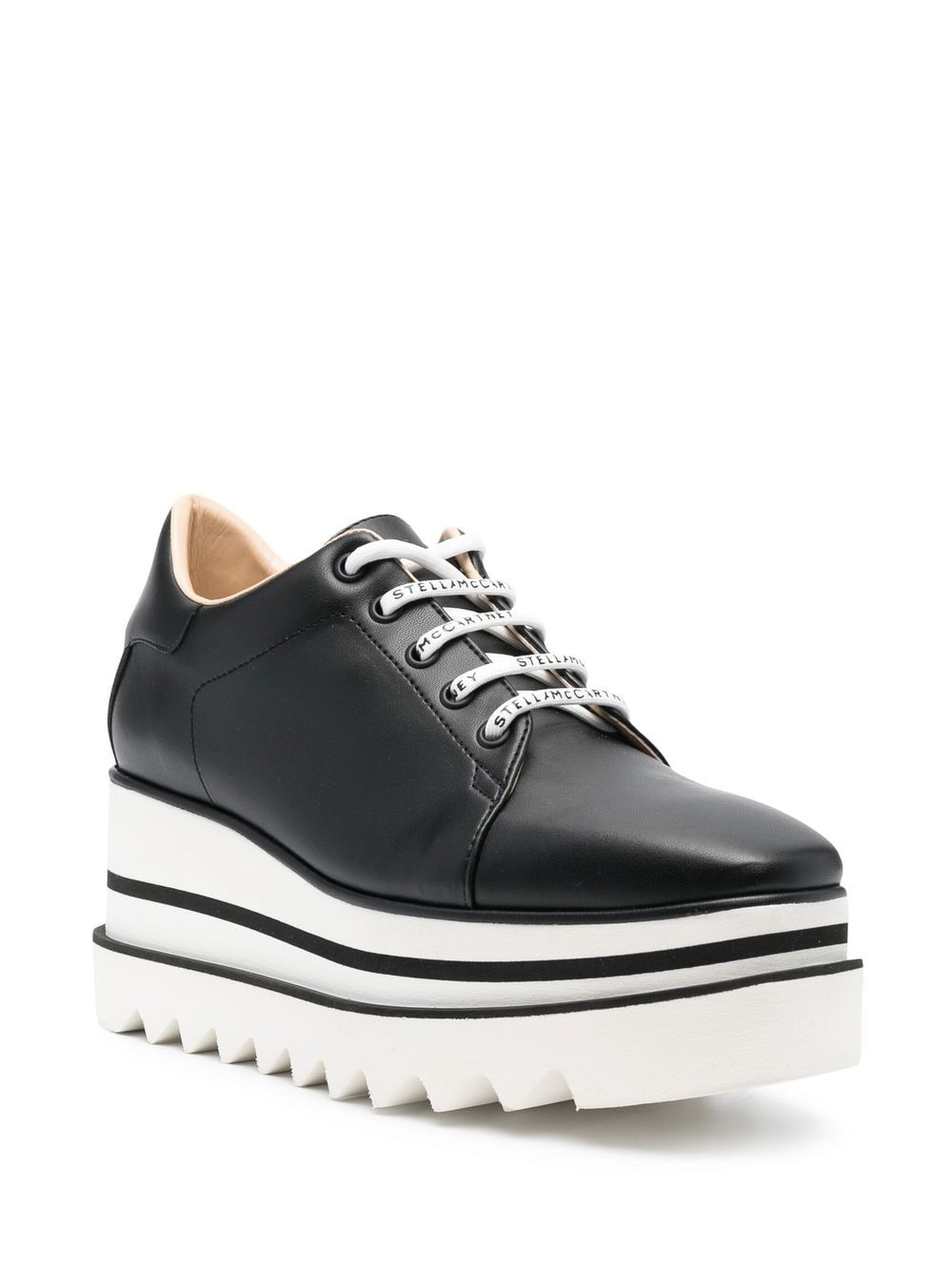 Stella McCartney Sneakers Black with Wedge Heel
