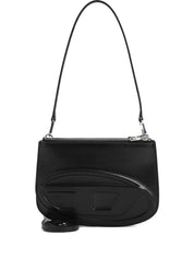 Sacs Diesel. Sac bandoulière en cuir noir