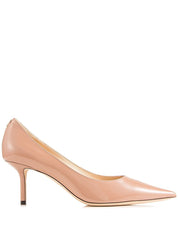 Jimmy Choo With Heel Powder patent leather pumps