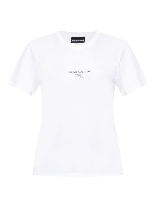 Emporio Armani White T‑Shirts & Polos — Women's Topwear