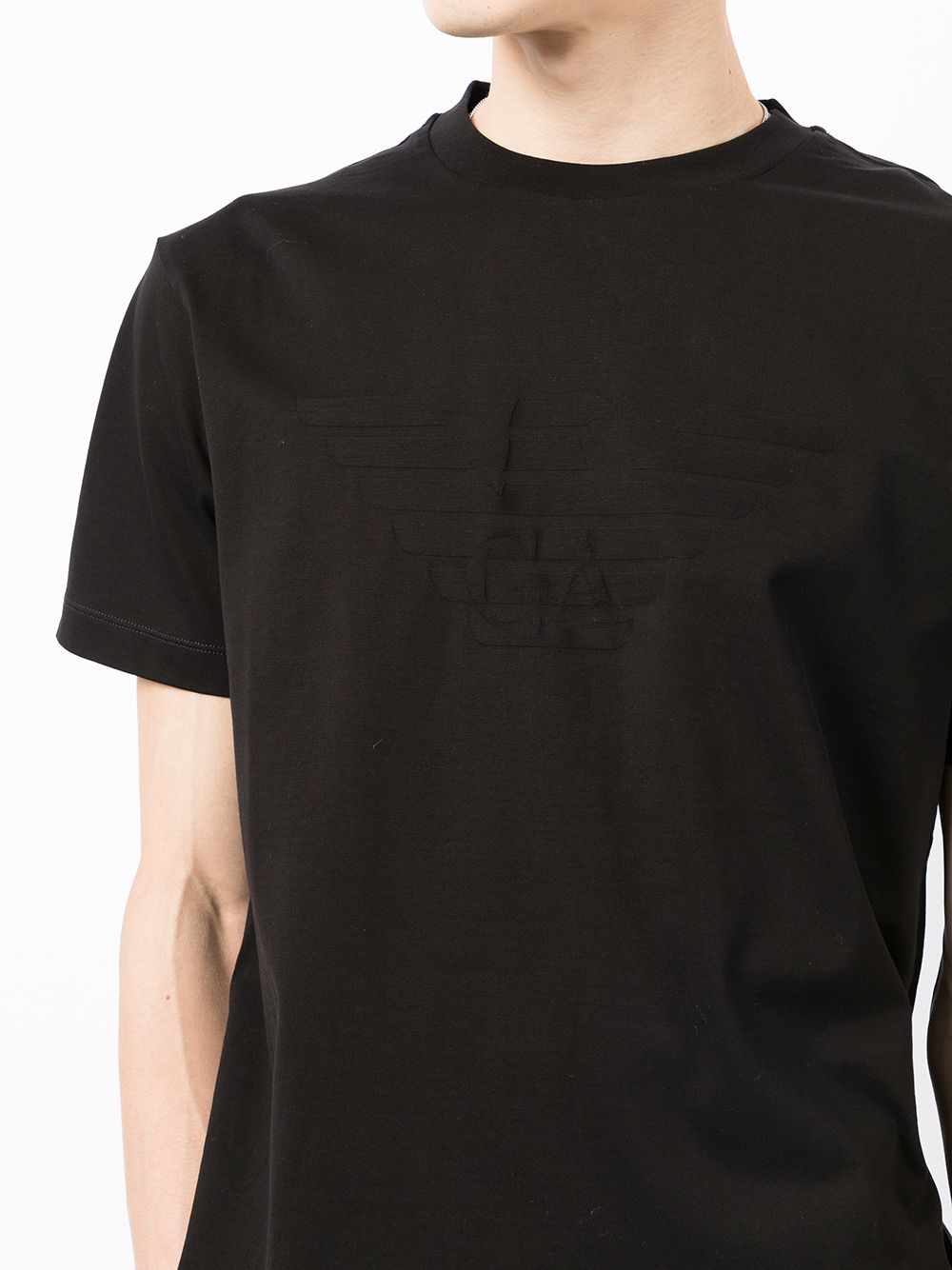 T-shirts et polos Emporio Armani noirs