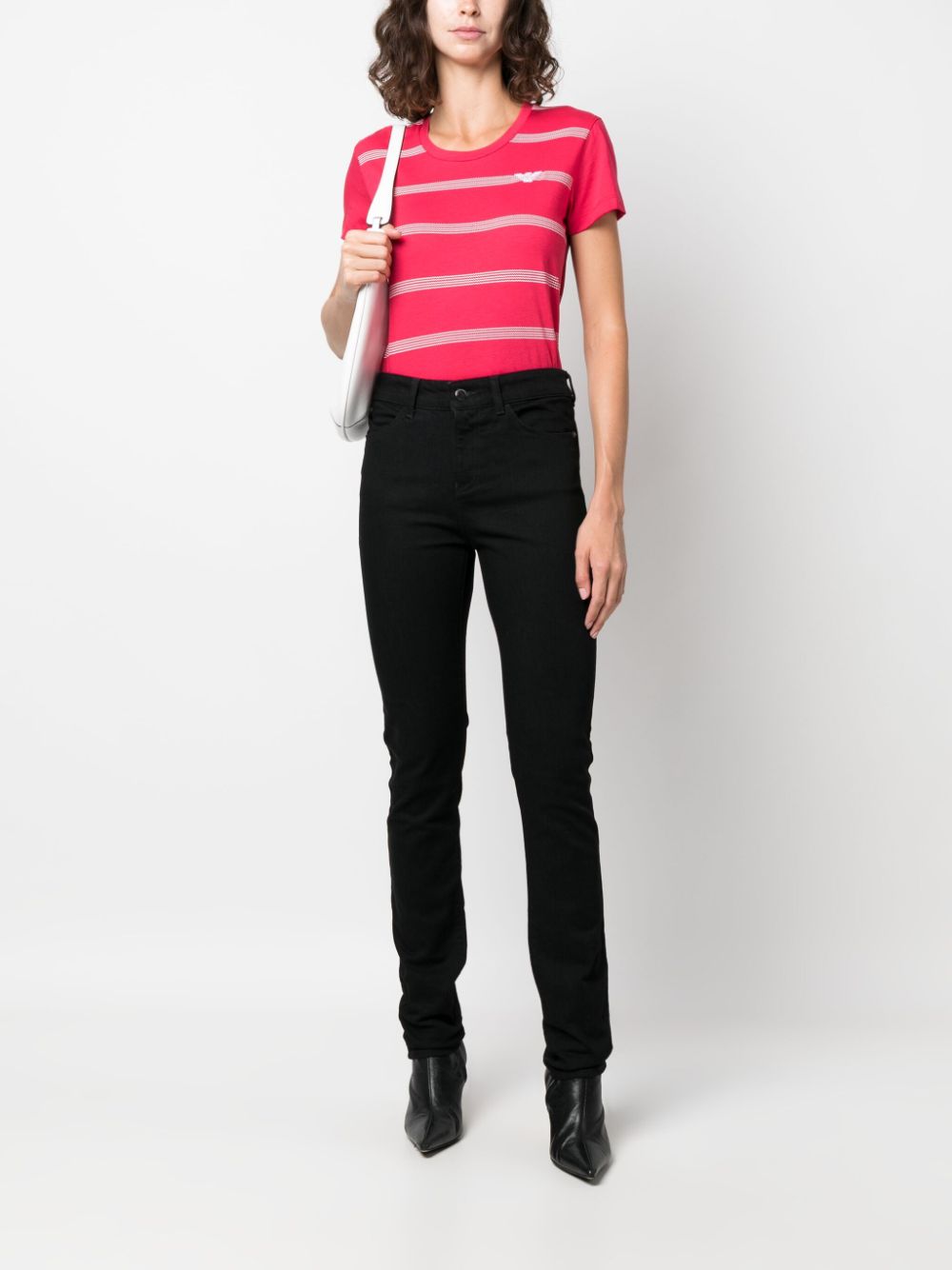 Emporio Armani Jeans — Black Slim Stretch Denim