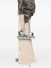 Silver La Passeggiata Small Handbag — The Attico