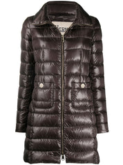 Herno Brown Midi Down Jacket