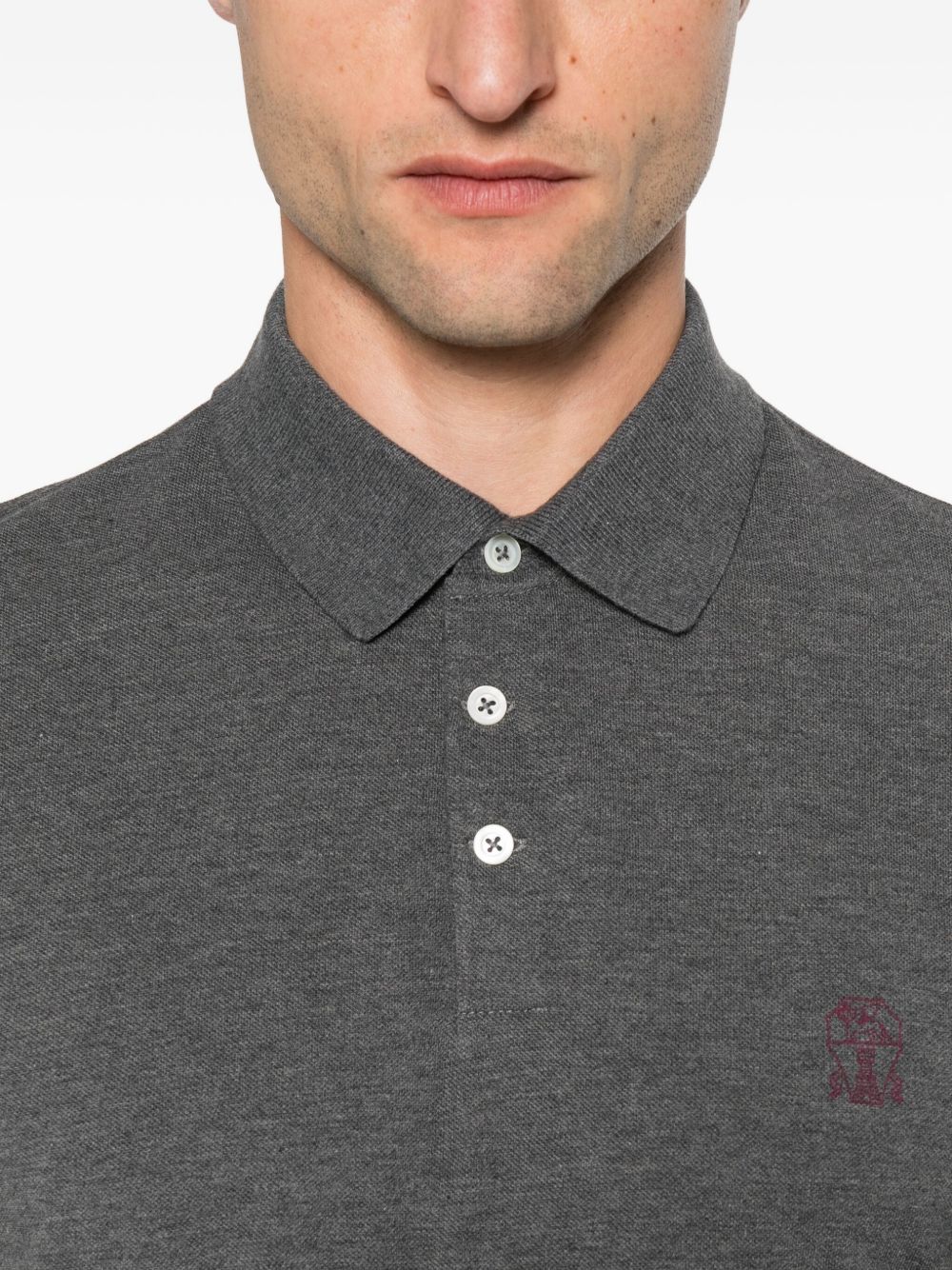 Brunello Cucinelli T-shirts and Polos Grey