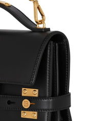 Balmain Bags.. Black leather shoulder bag
