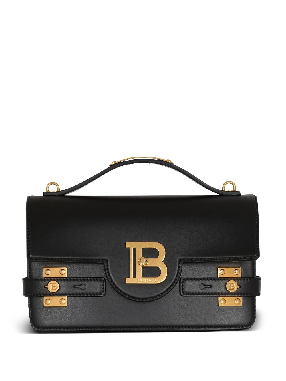 Balmain Bags.. Black leather shoulder bag