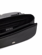 Sacs Diesel. Sac bandoulière en cuir noir