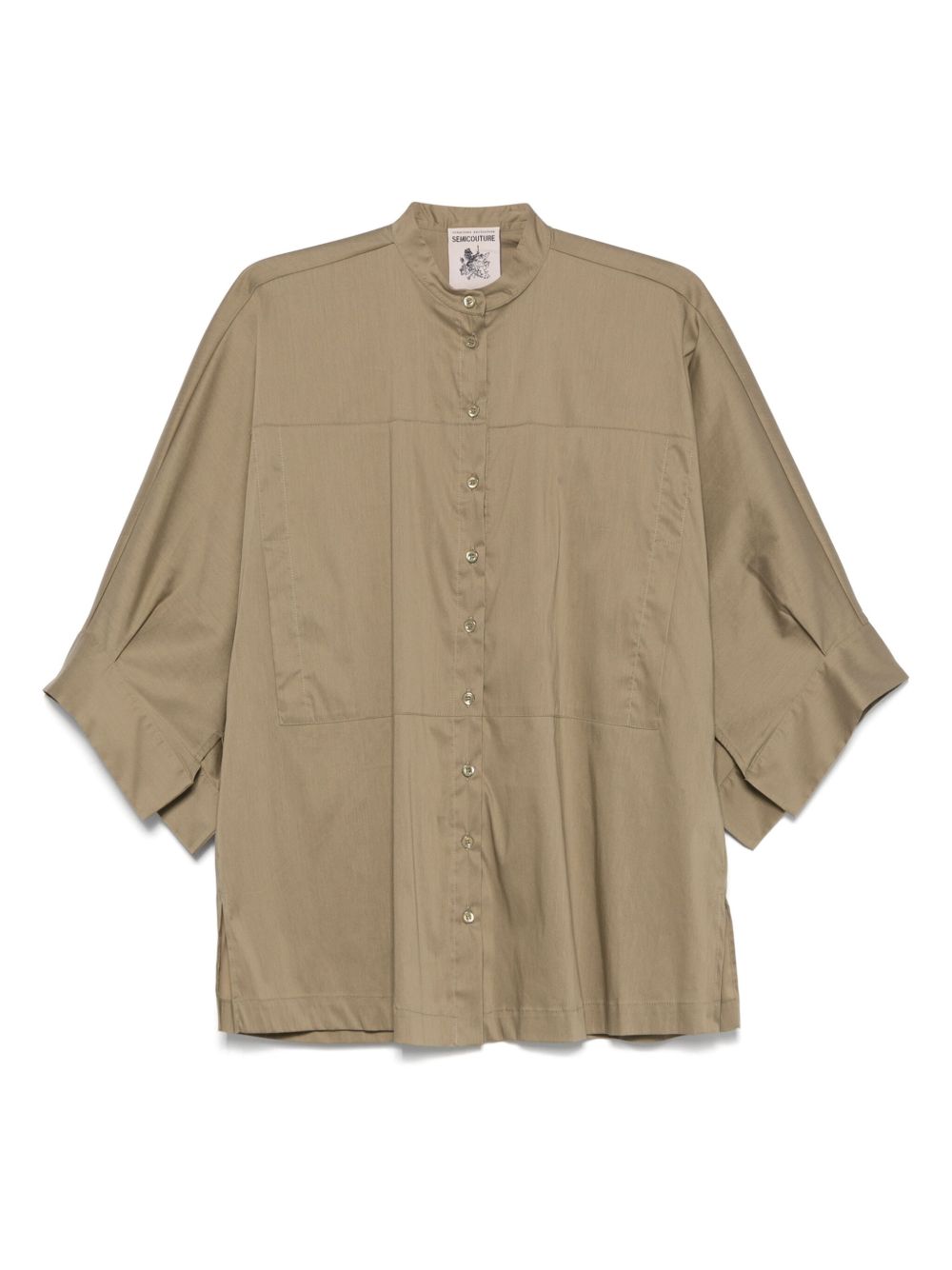 Semicouture Shirts Beige cotton shirt