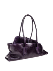 Purple La Passeggiata Shoulder Bag — The Attico