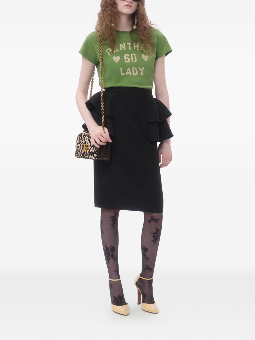 Valentino T-shirts and Polos Green cotton crew neck