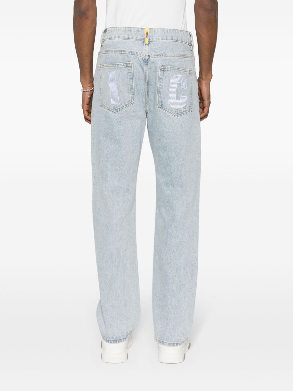 Icecream Jeans Clear Blue silk nylon denim
