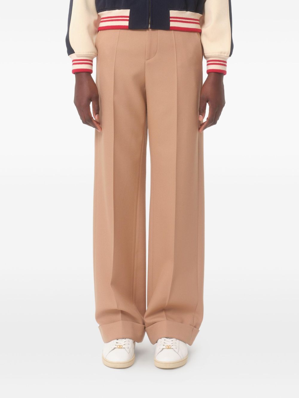 Valentino Trousers Camel wool