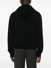 Valentino Sweaters Black cotton hoodie